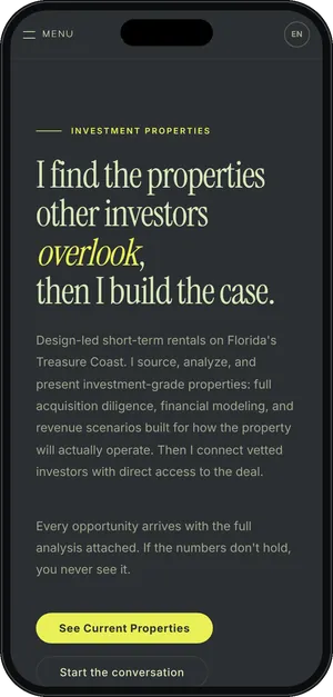 Investment properties, phone